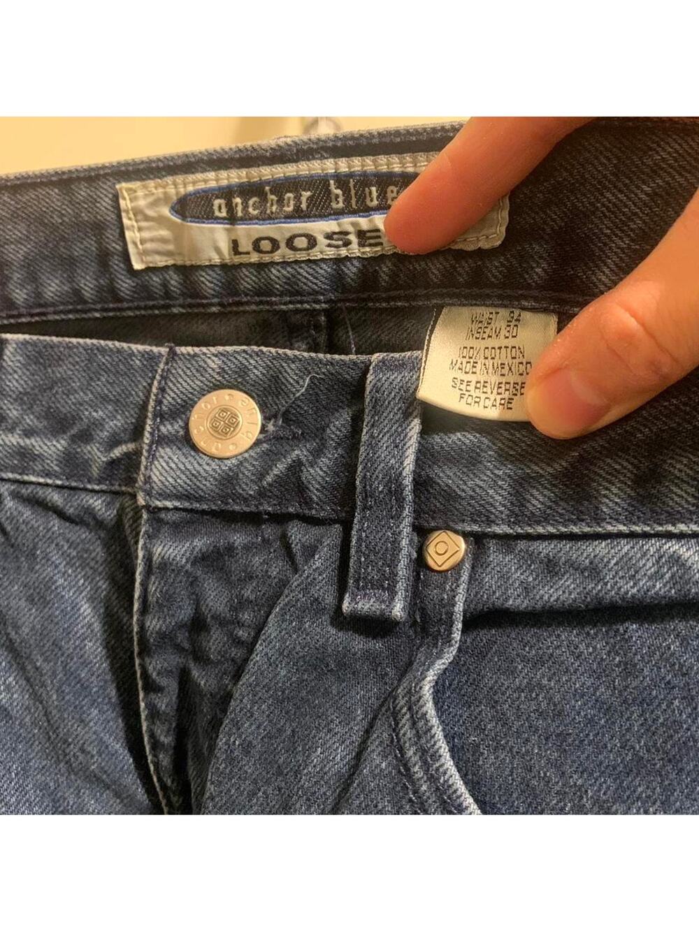 Vintage Anchor Blue Denim Jeans